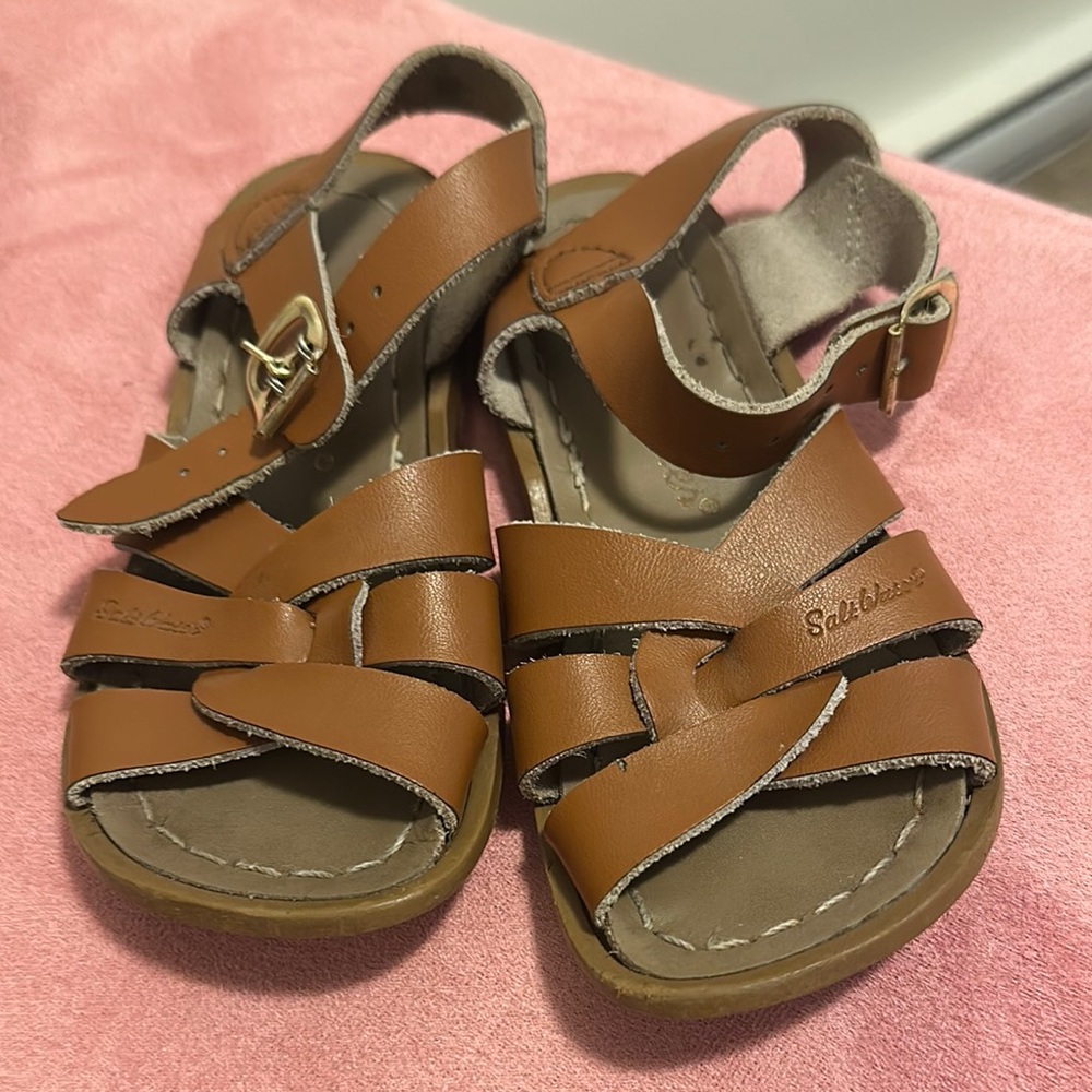 Kids Saltwater Brand Brown Sandals